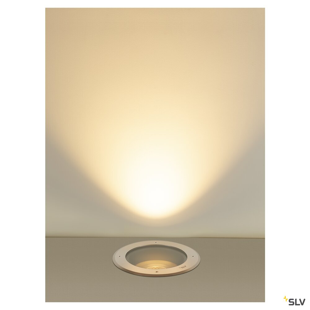 SLV DASAR 2.0 round cover 24° 3000K incl. DALI driver stainless steel 1007241