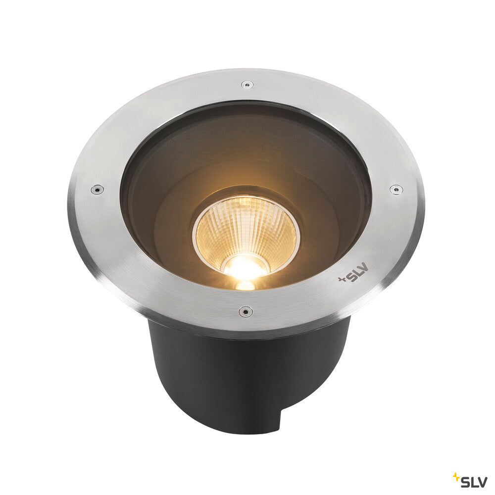 SLV DASAR 2.0 round cover 24° 3000K incl. DALI driver stainless steel 1007241