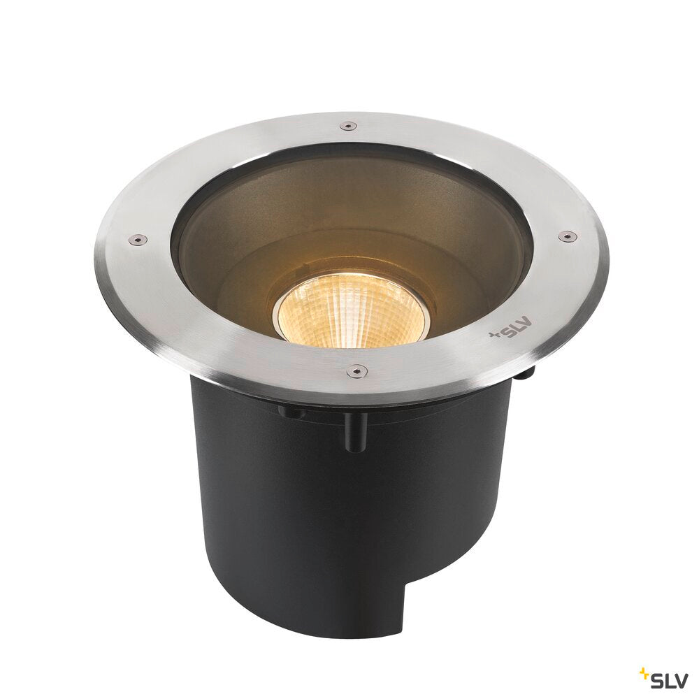 SLV DASAR 2.0 round cover 24° 3000K incl. DALI driver stainless steel 1007241