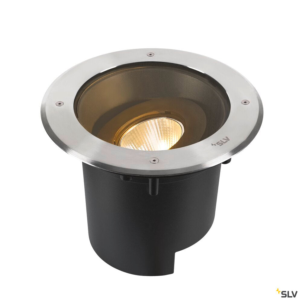 SLV DASAR 2.0 round cover 24° 3000K incl. DALI driver stainless steel 1007241