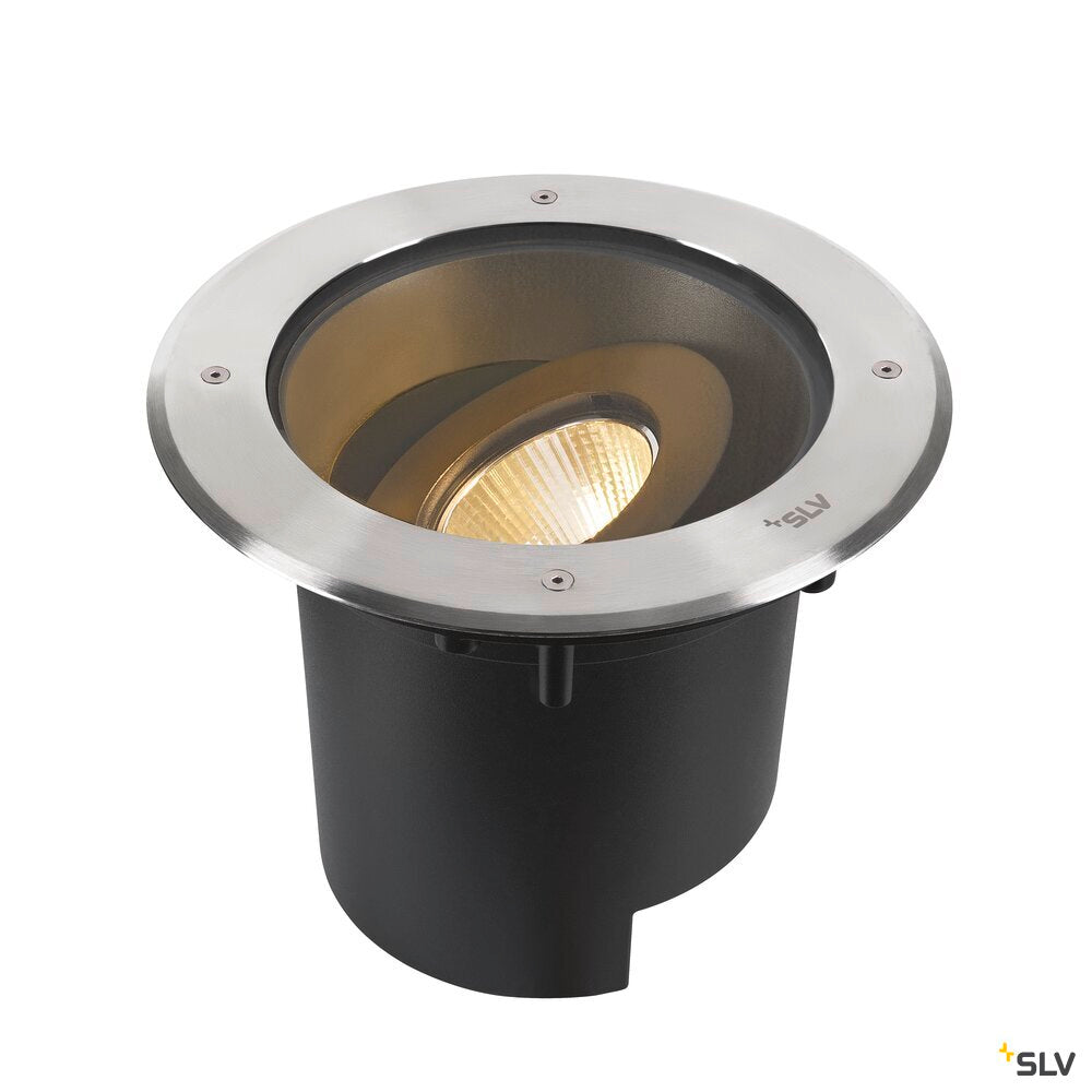 SLV DASAR 2.0 round cover 24° 3000K incl. DALI driver stainless steel 1007241