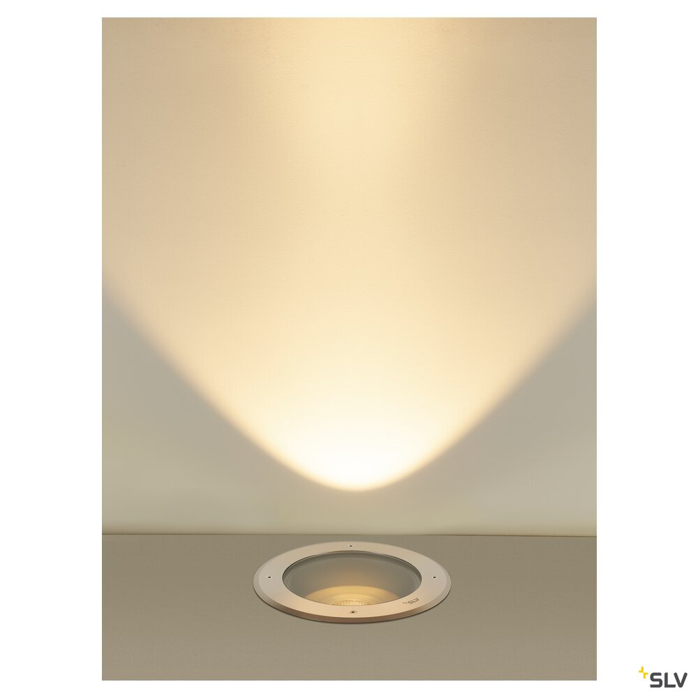 SLV DASAR 2.0 round cover 24° 3000K incl. DALI driver stainless steel 1007241