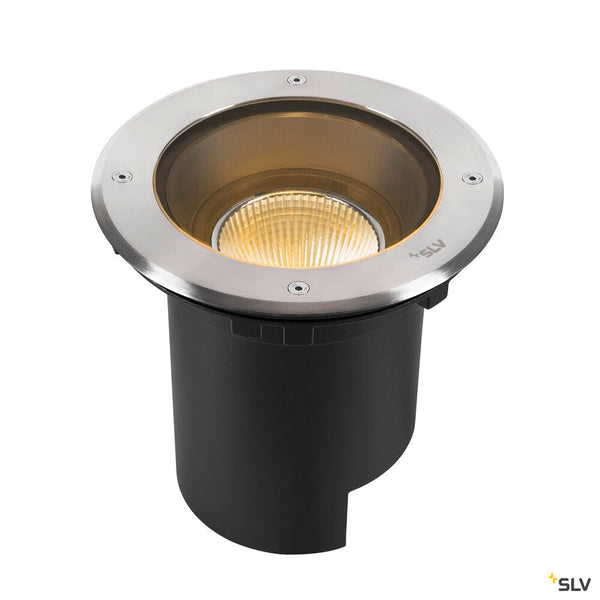 SLV DASAR 2.0 round cover 24° 3000K incl. DALI driver stainless steel 1007243