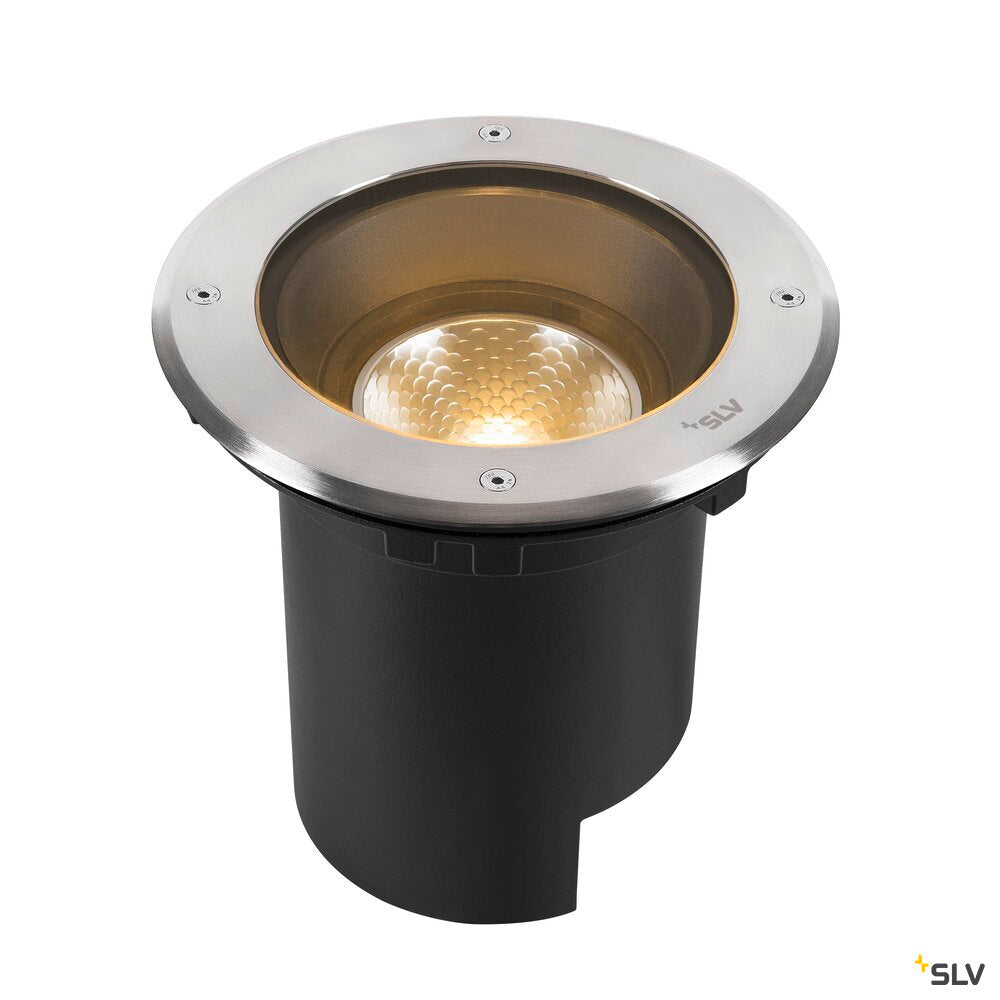 SLV DASAR 2.0 round cover 24° 3000K incl. DALI driver stainless steel 1007243