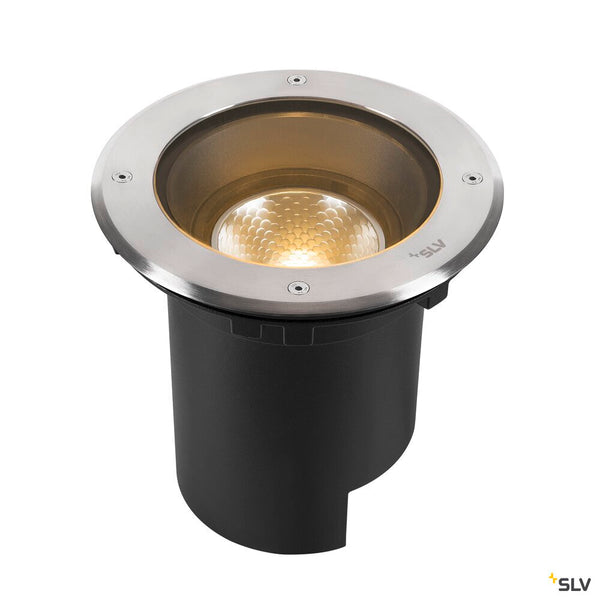 SLV DASAR 2.0 round cover 24° 3000K incl. DALI driver stainless steel 1007243