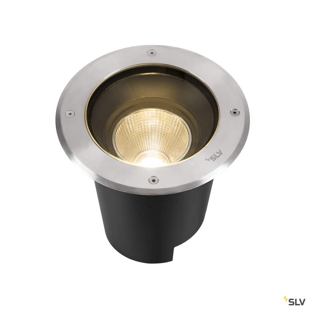 SLV DASAR 2.0 round cover 24° 3000K incl. DALI driver stainless steel 1007243