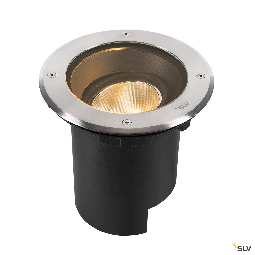 SLV DASAR 2.0 round cover 24° 3000K incl. DALI driver stainless steel 1007243