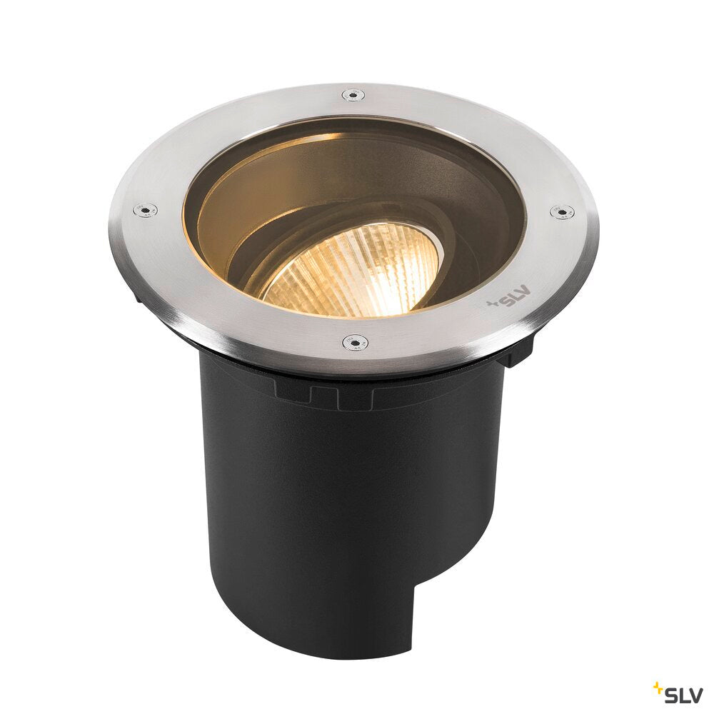 SLV DASAR 2.0 round cover 24° 3000K incl. DALI driver stainless steel 1007243