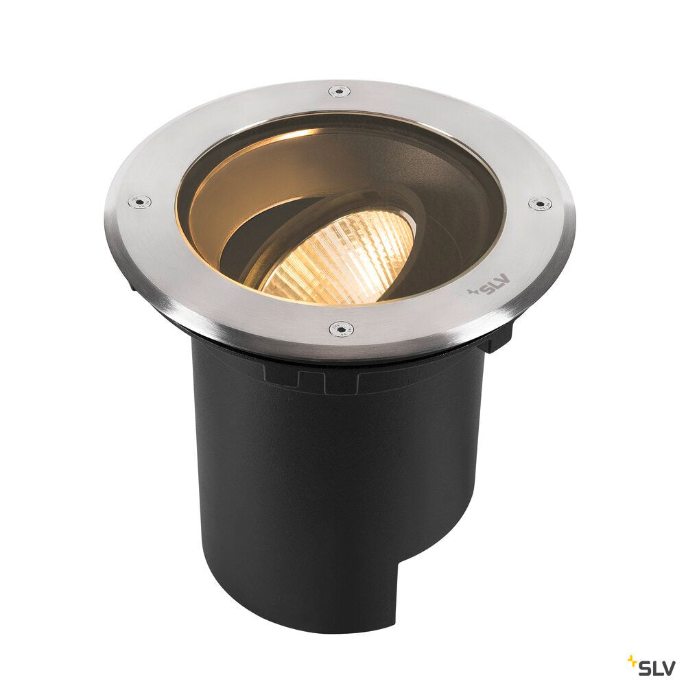 SLV DASAR 2.0 round cover 24° 3000K incl. DALI driver stainless steel 1007243