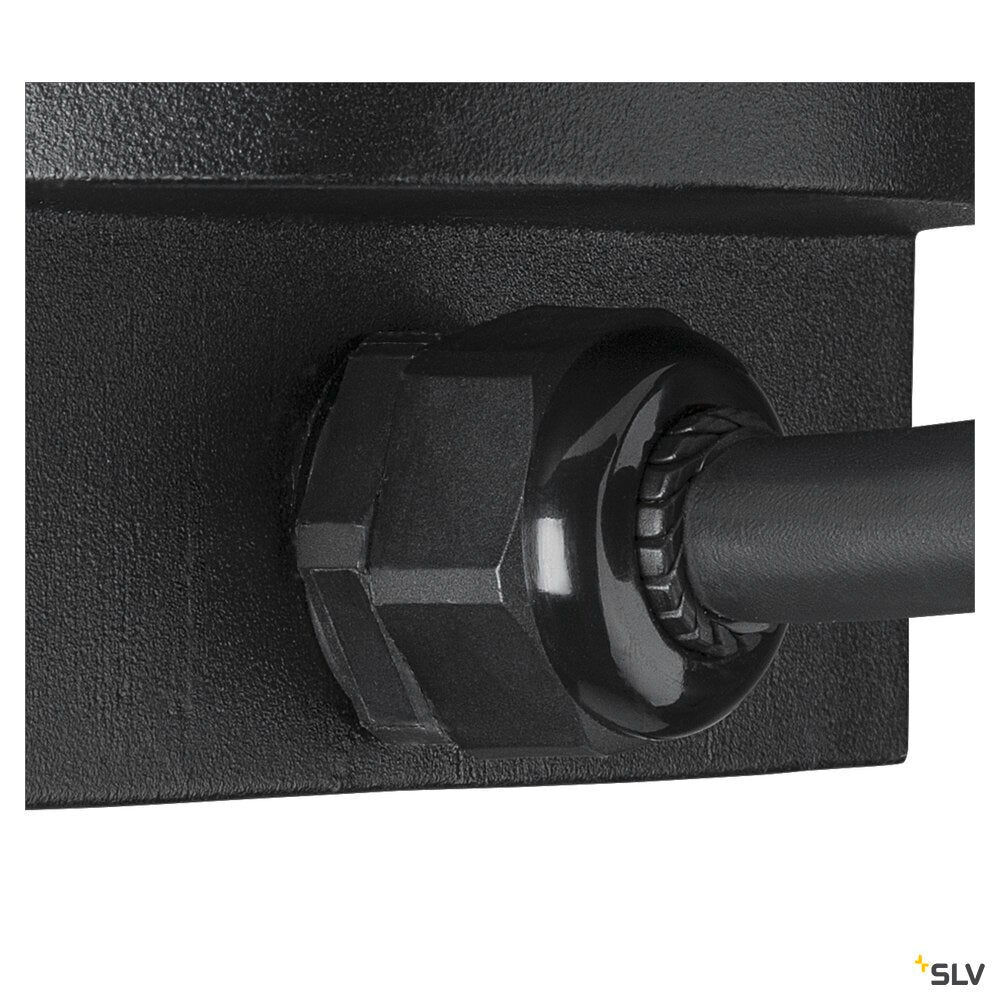 SLV DASAR 2.0 XL square cover 24° 3000K incl. DALI driver in stainless steel 1007244