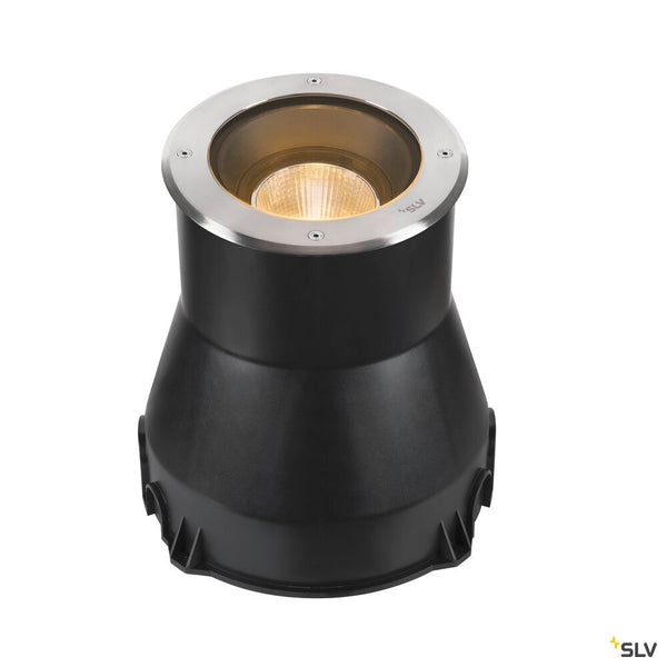 SLV DASAR 2.0 round cover 24° 3000K incl. DALI driver stainless steel 1007243