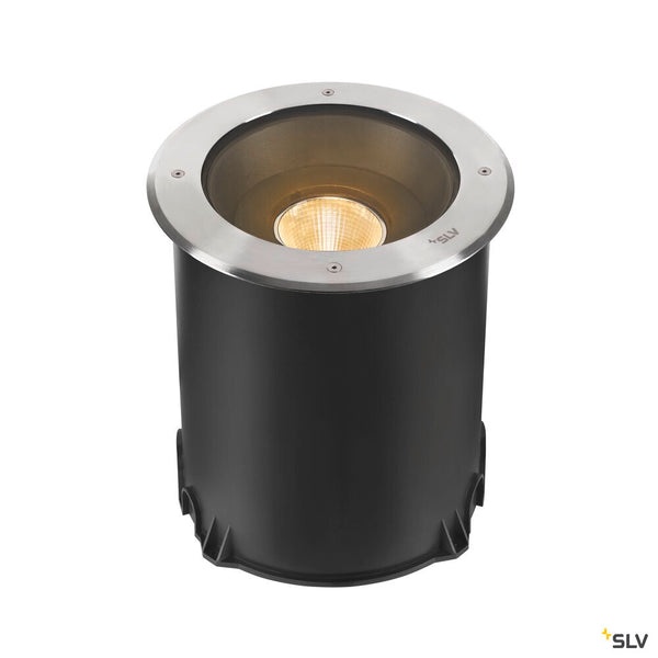 SLV DASAR 2.0 round cover 24° 3000K incl. DALI driver stainless steel 1007241