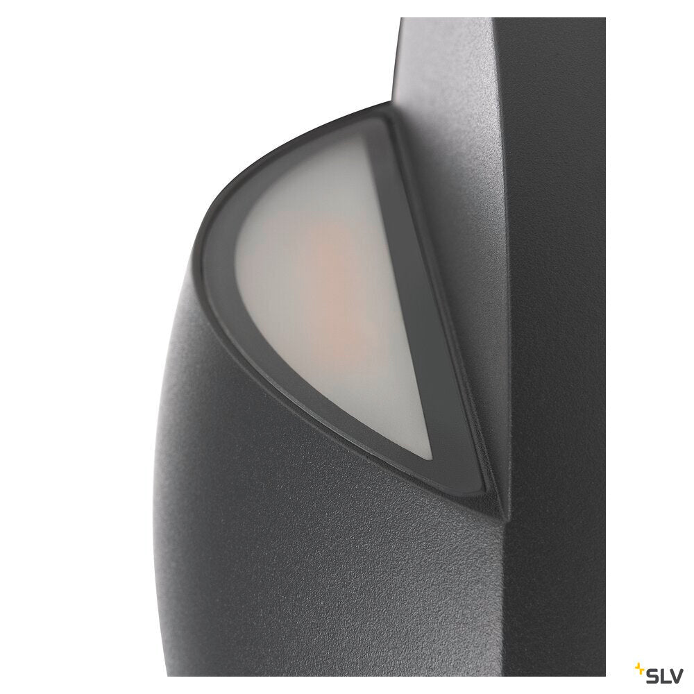 SLV LID II UP/DOWN, wall-mounted light, 2700/3000K, 28W, PHASE, 100°, anthracite 1007281