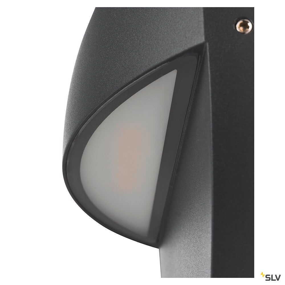 SLV LID II, wall-mounted light, 2700/3000K, 15W, PHASE, 100°, anthracite 1007282
