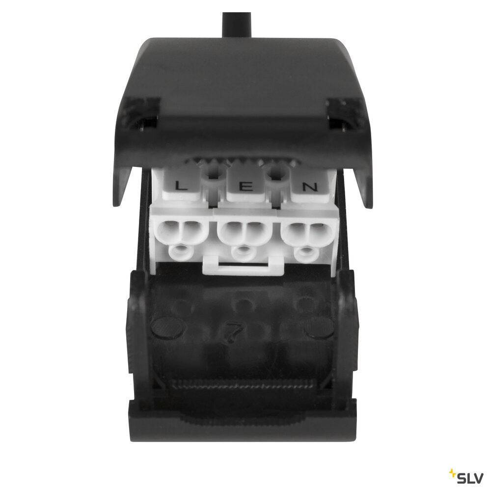 SLV GU10 fitting for LED light (max. 10W) with quick installation box and strain relief 1007283