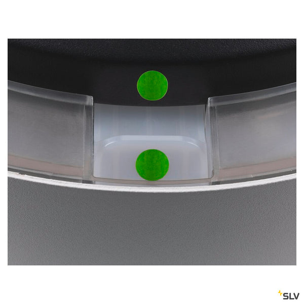 SLV MEDO® PRO 30, wall- and ceiling-mounted light, round, 3000/4000K, 10W, DALI, Touch, 70°, UGR<19, black 1007284