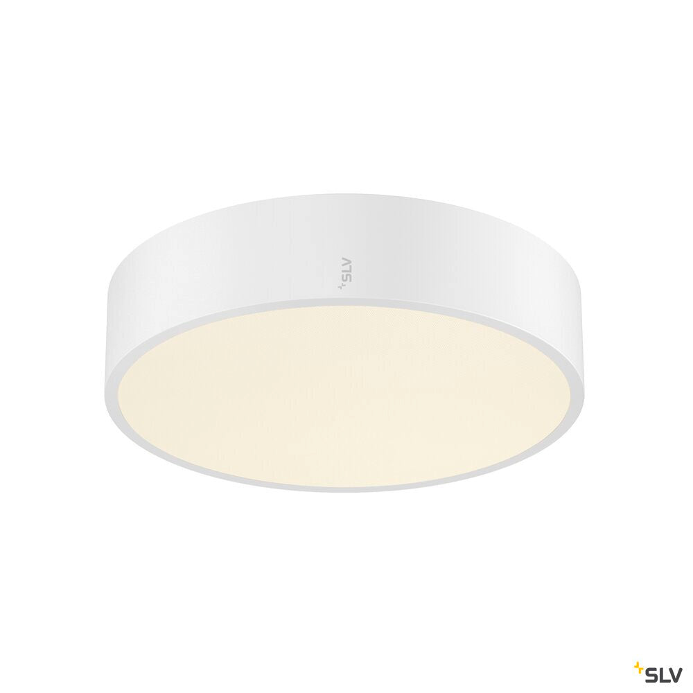 SLV MEDO® PRO 30, wall- and ceiling-mounted light, round, 3000/4000K, 10W, DALI, Touch, 70°, UGR<19, white 1007285