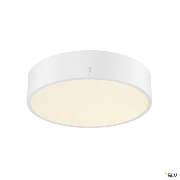 SLV MEDO® PRO 30, wall- and ceiling-mounted light, round, 3000/4000K, 10W, DALI, Touch, 70°, UGR<19, white 1007285