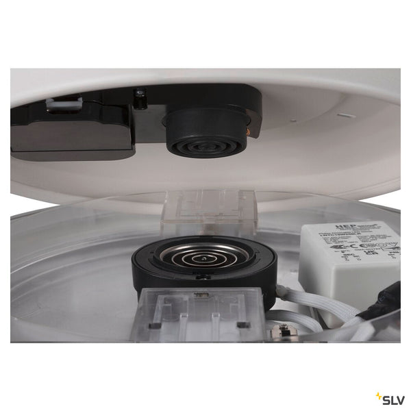 SLV MEDO® PRO 30, wall- and ceiling-mounted light, round, 3000/4000K, 10W, DALI, Touch, 110°, white 1007287