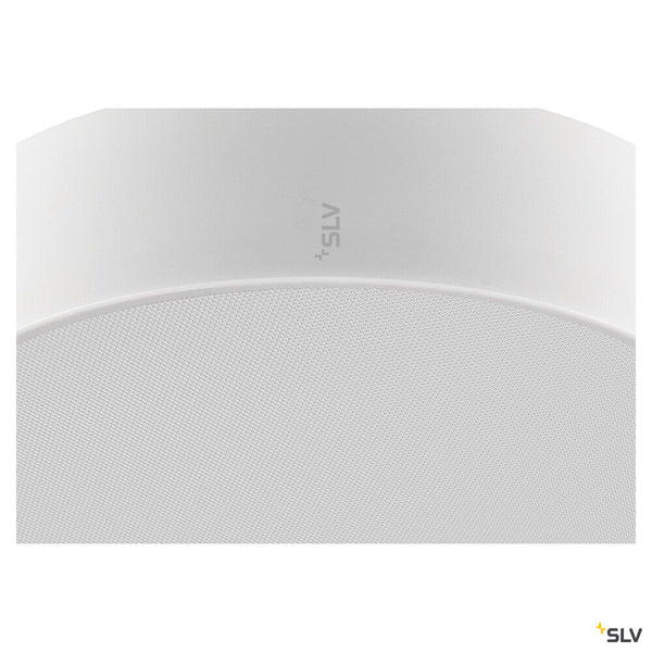 SLV MEDO® PRO 30, wall- and ceiling-mounted light, round, 3000/4000K, 10W, trailing-edge phase, 70°, UGR<19, white 1007289