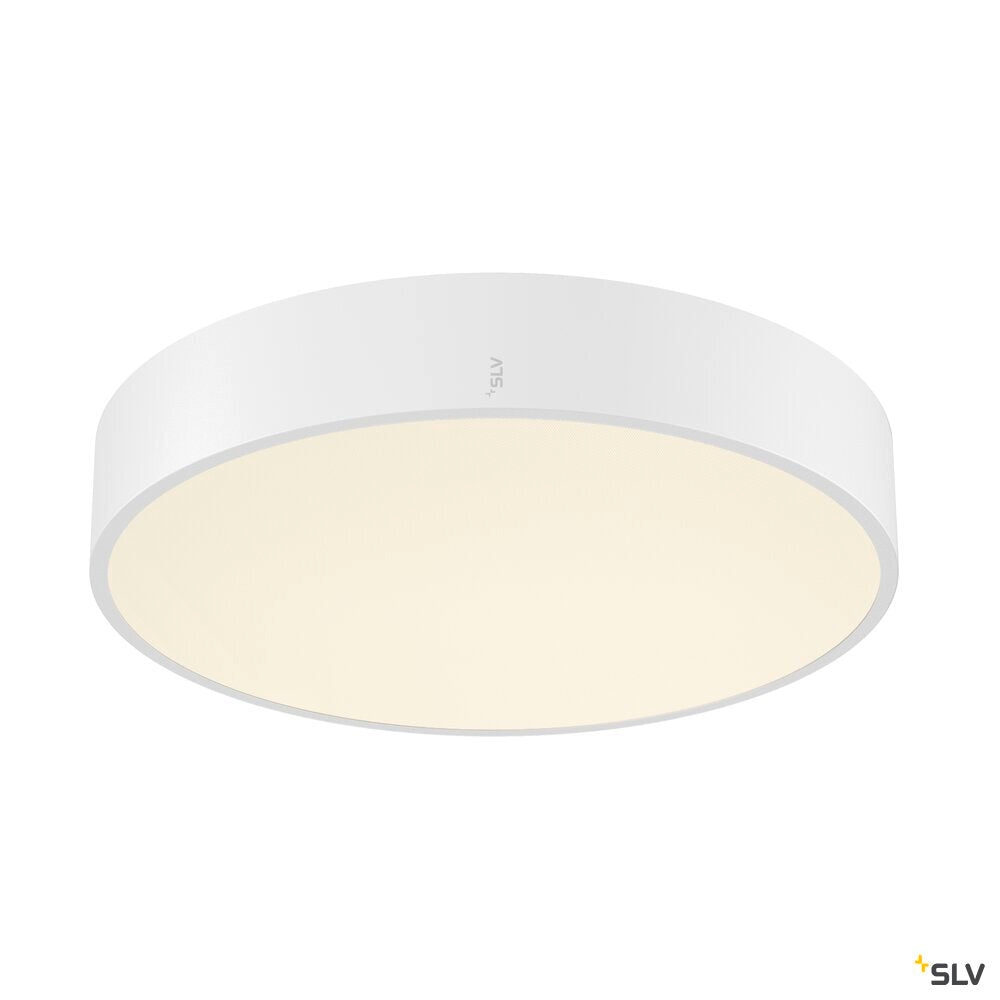 SLV MEDO® PRO 40, wall- and ceiling-mounted light, round, 3000/4000K, 19W, trailing-edge phase, 80°, UGR<19, white 1007297