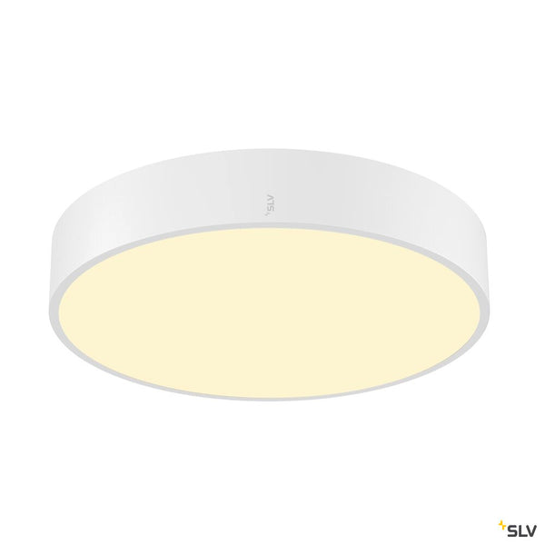 SLV MEDO® PRO 40, wall- and ceiling-mounted light, round, 3000/4000K, 19W, trailing-edge phase, 110°, white 1007299