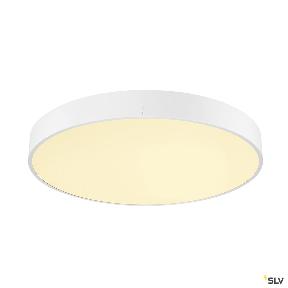 SLV MEDO® PRO 60, wall- and ceiling-mounted light, round, 3000/4000K, 39W, DALI, Touch, 80°, UGR<19, white 1007301
