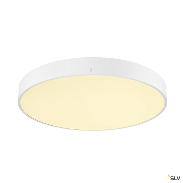 SLV MEDO® PRO 60, wall- and ceiling-mounted light, round, 3000/4000K, 39W, DALI, Touch, 80°, UGR<19, white 1007301
