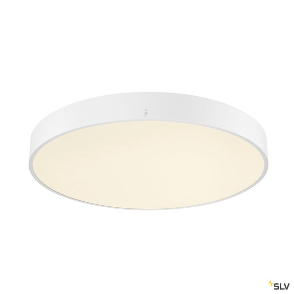 SLV MEDO® PRO 60, wall- and ceiling-mounted light, round, 3000/4000K, 39W, DALI, Touch, 80°, UGR<19, white 1007301