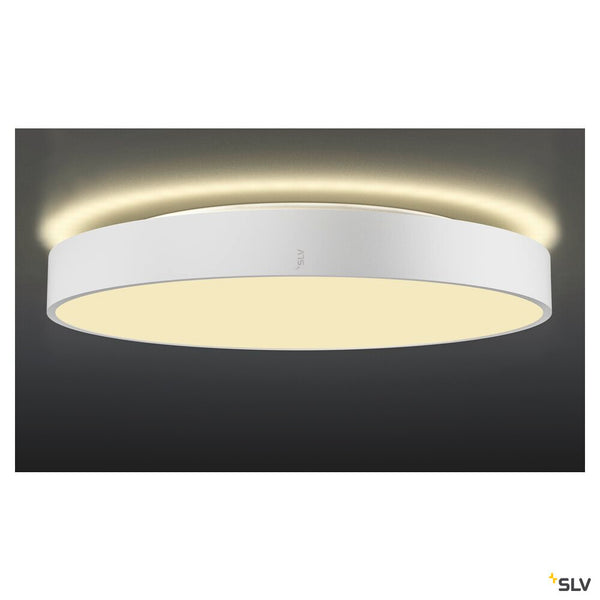 SLV MEDO® PRO 60, wall- and ceiling-mounted light, round, 3000/4000K, 39W, DALI, Touch, 110°, white 1007303