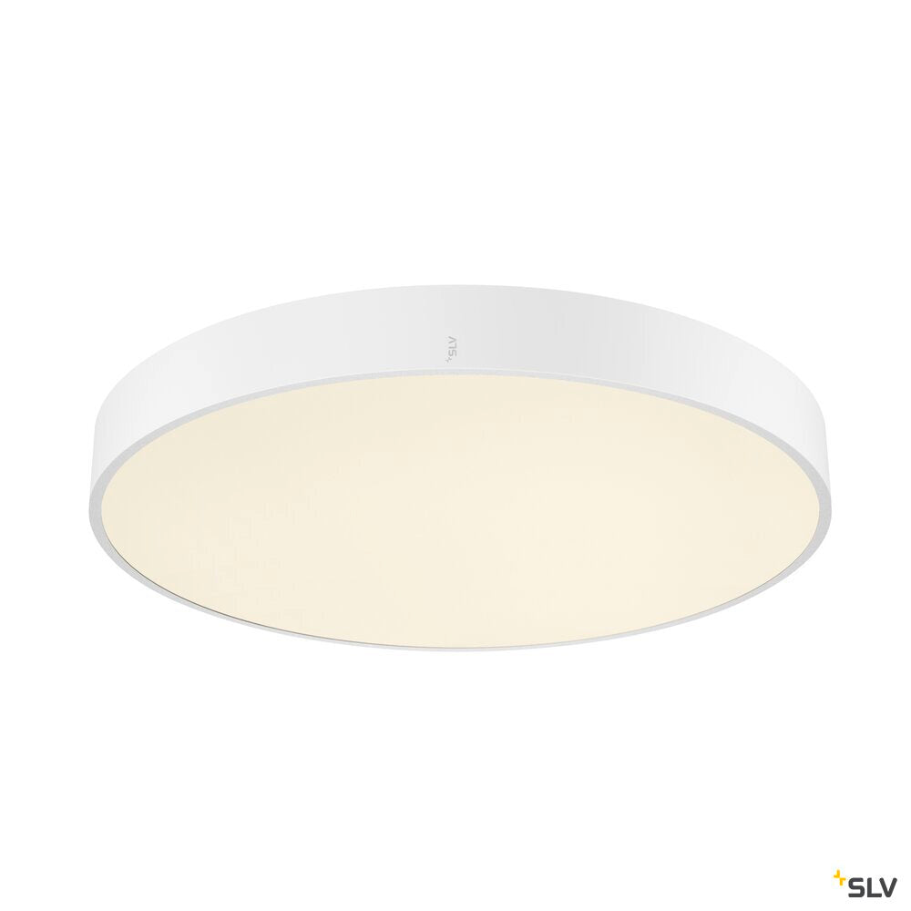 SLV MEDO® PRO 60, wall- and ceiling-mounted light, round, 3000/4000K, 37W, trailing-edge phase, 80°, UGR<19, white 1007305