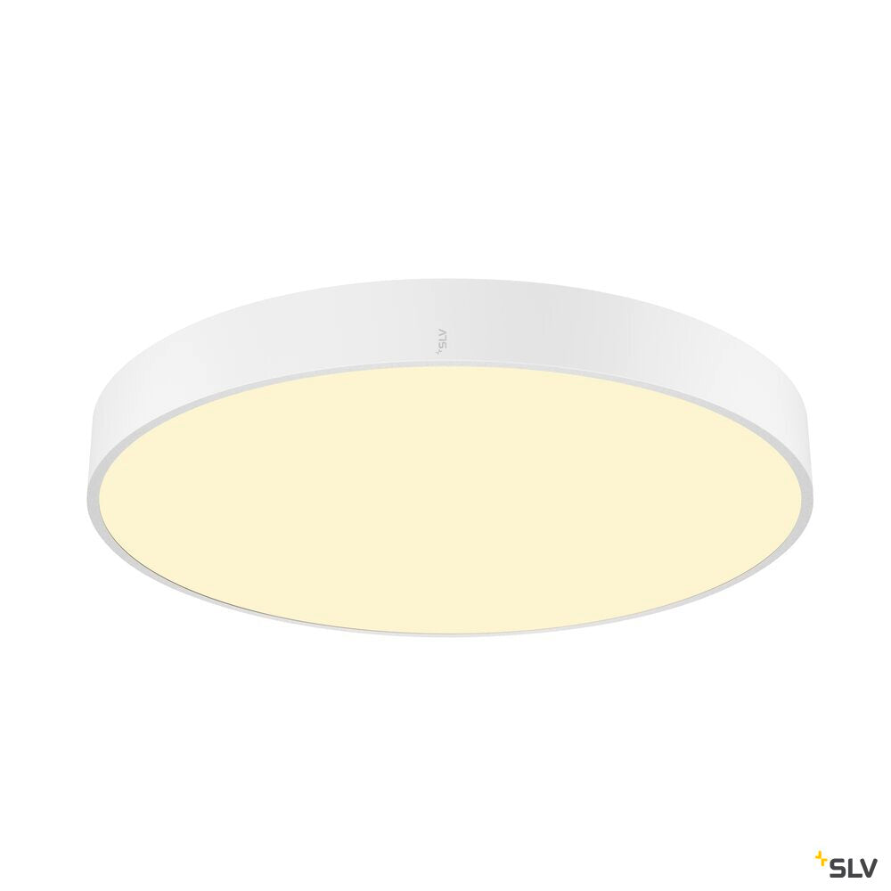 SLV MEDO® PRO 60, wall- and ceiling-mounted light, round, 3000/4000K, 37W, trailing-edge phase, 110°, white 1007307