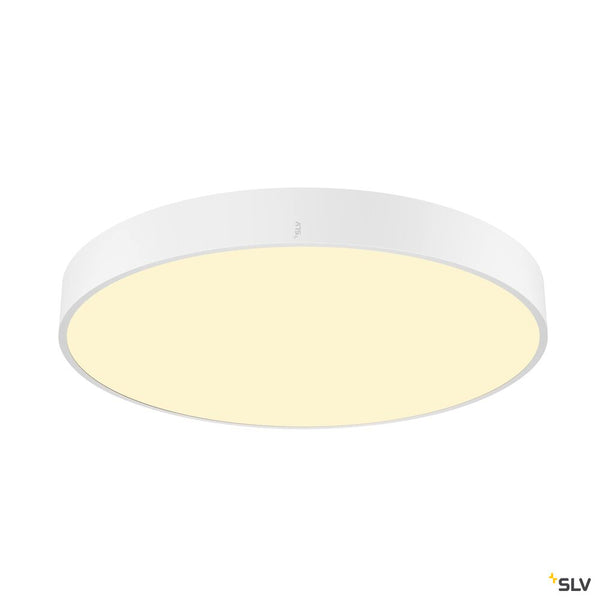 SLV MEDO® PRO 60, wall- and ceiling-mounted light, round, 3000/4000K, 37W, trailing-edge phase, 110°, white 1007307
