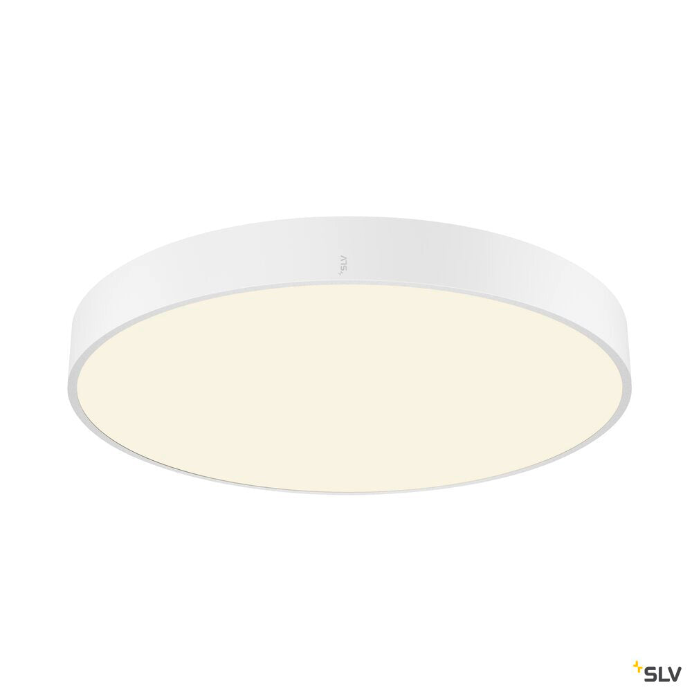 SLV MEDO® PRO 60, wall- and ceiling-mounted light, round, 3000/4000K, 37W, trailing-edge phase, 110°, white 1007307