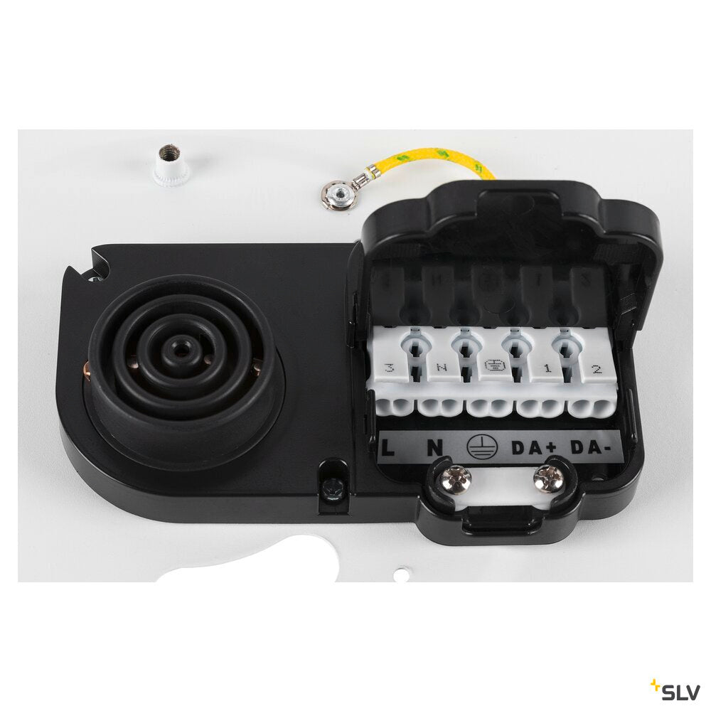 SLV MEDO® PRO 90, ceiling-mounted light, round, 3000/4000K, 75W, DALI, Touch, 110°, white 1007311