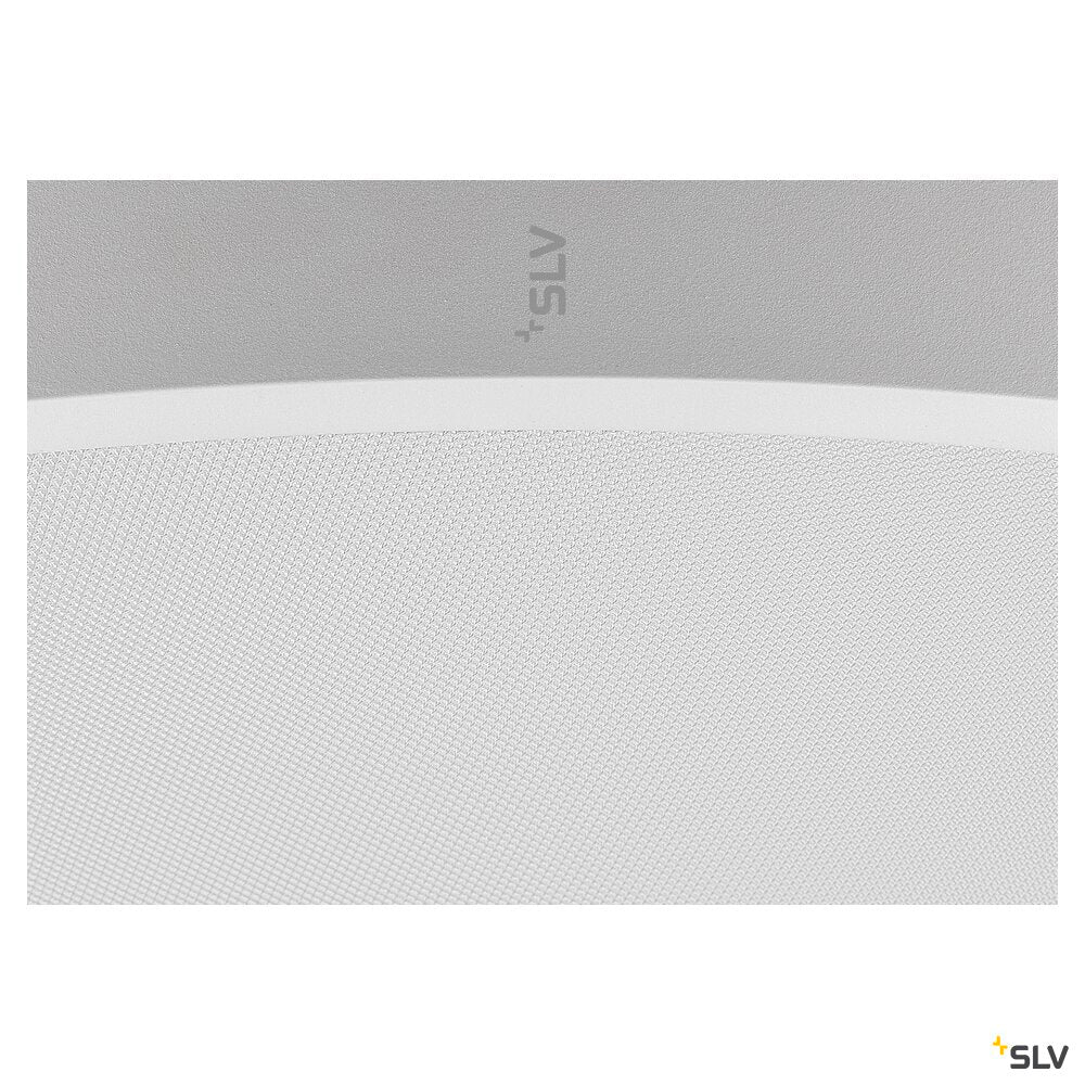 SLV MEDO® PRO 90, ceiling-mounted light, round, 3000/4000K, 74W, trailing-edge phase, 80°, UGR<19, white 1007313