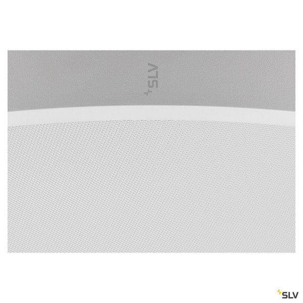 SLV MEDO® PRO 90, ceiling-mounted light, round, 3000/4000K, 74W, trailing-edge phase, 80°, UGR<19, white 1007313