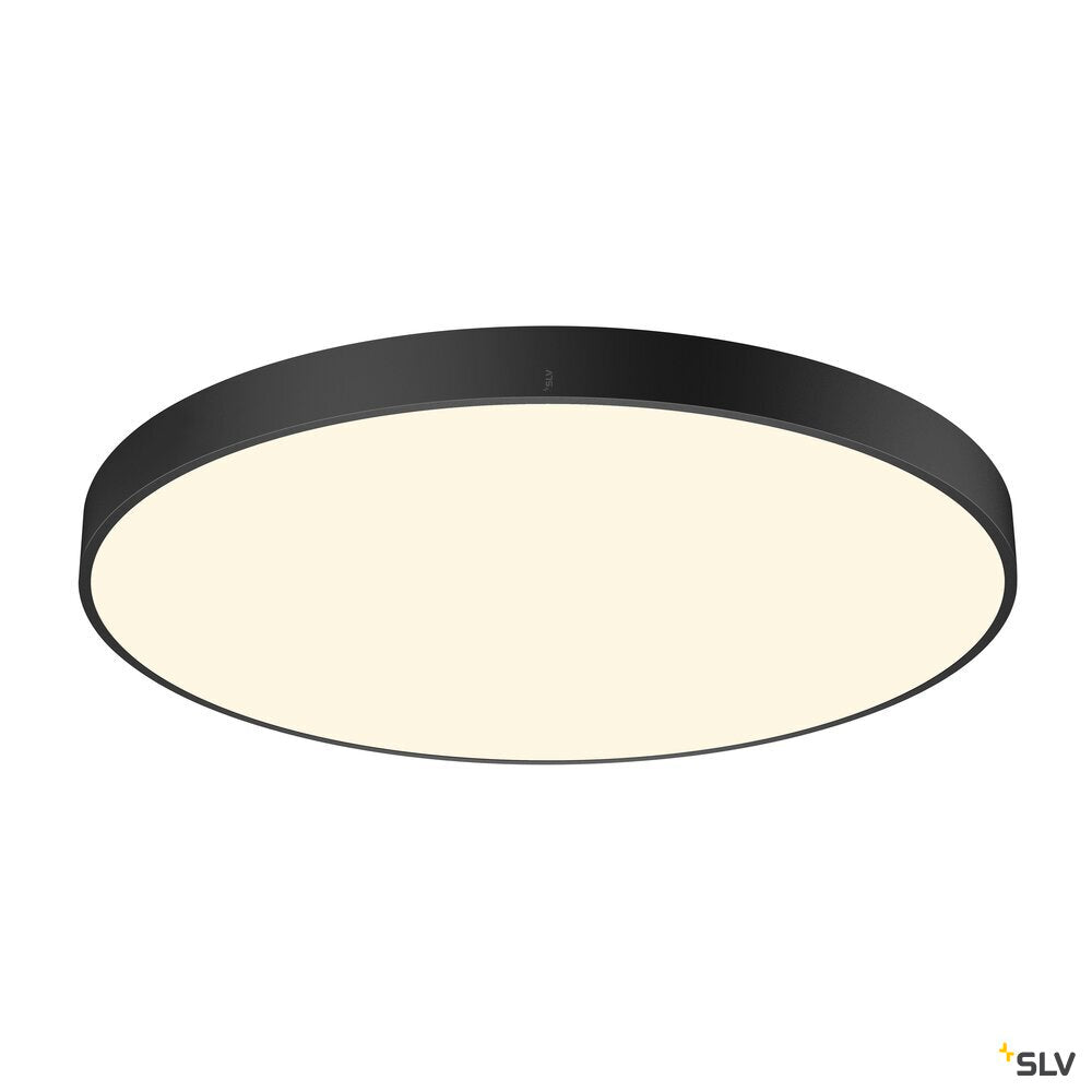 SLV MEDO® PRO 90, ceiling-mounted light, round, 3000/4000K, 74W, trailing-edge phase, 110°, black 1007314