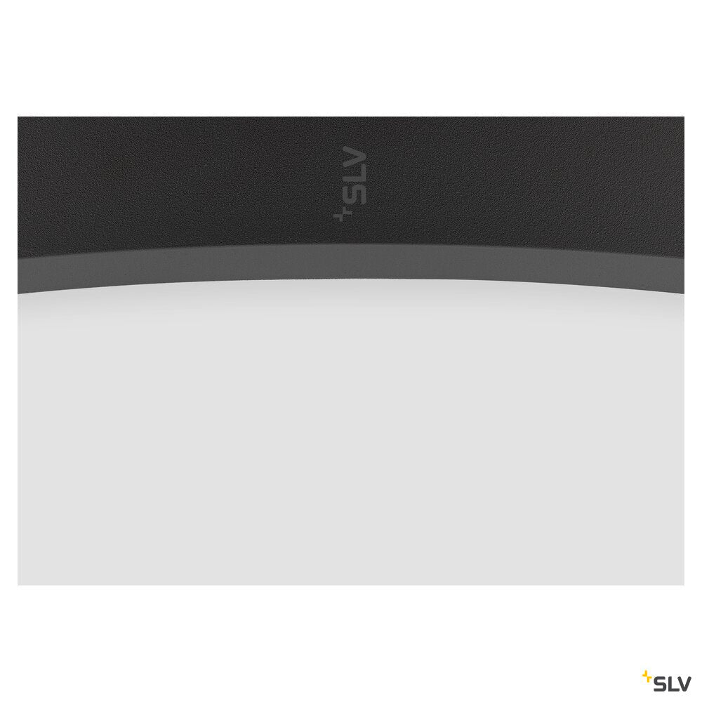 SLV MEDO® PRO 90, ceiling-mounted light, round, 3000/4000K, 74W, trailing-edge phase, 110°, black 1007314