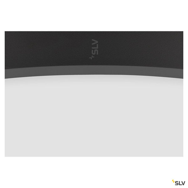 SLV MEDO® PRO 90, ceiling-mounted light, round, 3000/4000K, 74W, trailing-edge phase, 110°, black 1007314
