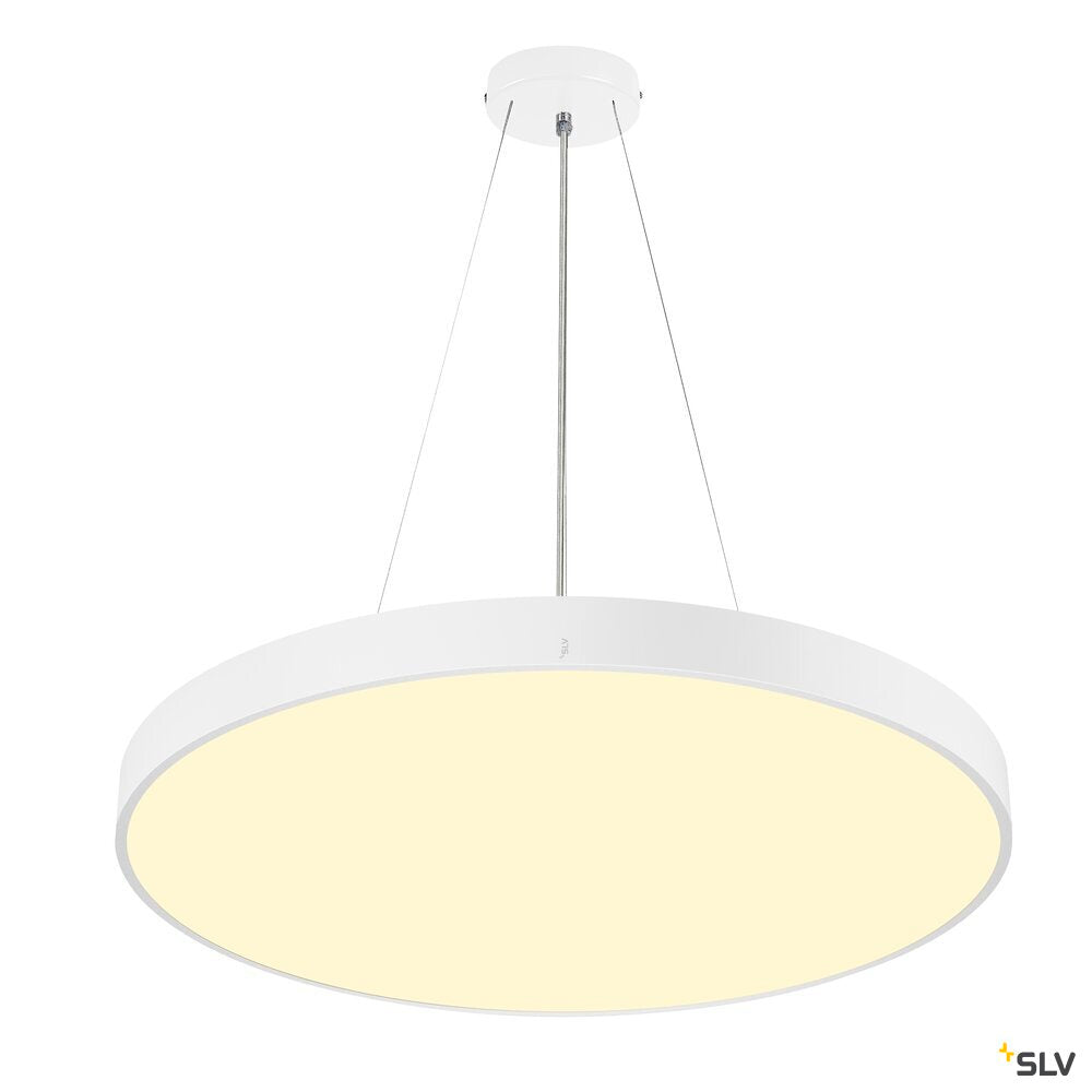 SLV MEDO® PRO 90, ceiling-mounted light, round, 3000/4000K, 74W, trailing-edge phase, 110°, white 1007315