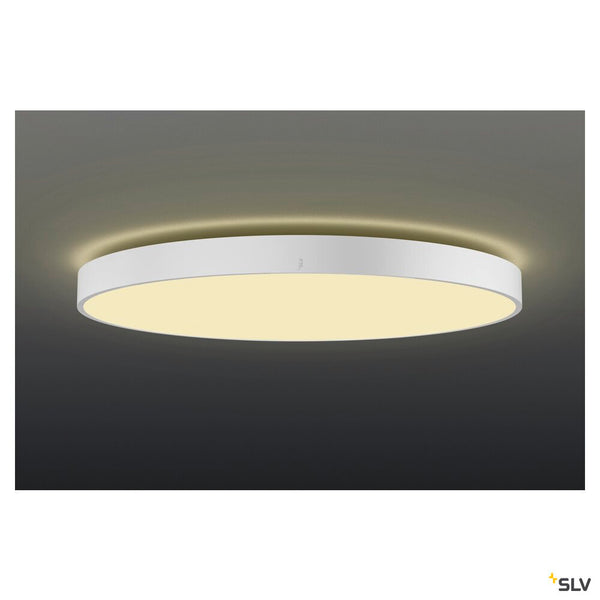 SLV MEDO® PRO 90, ceiling-mounted light, round, 3000/4000K, 74W, trailing-edge phase, 110°, white 1007315
