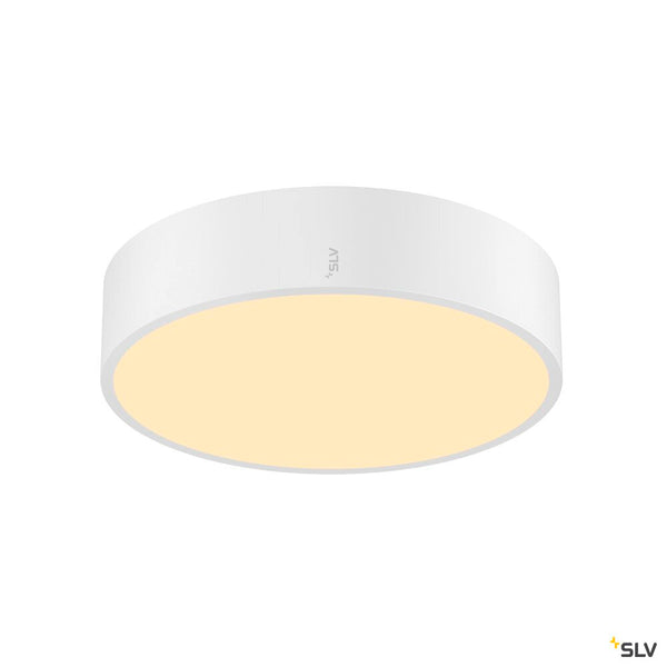 SLV MEDO® 30, wall- and ceiling-mounted light, round, 2700/3000/4000K, 12W, trailing-edge phase, 110°, white 1007317