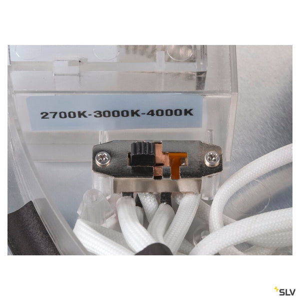 SLV MEDO® 30, wall- and ceiling-mounted light, round, 2700/3000/4000K, 12W, trailing-edge phase, 110°, white 1007317
