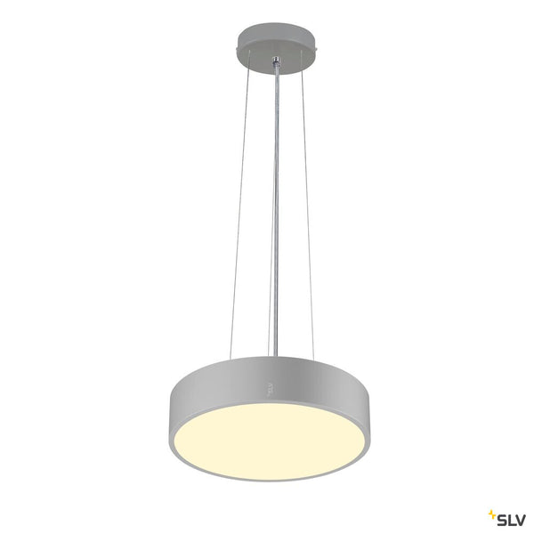 SLV MEDO® 30, wall- and ceiling-mounted light, round, 2700/3000/4000K, 12W, trailing-edge phase, 110°, grey 1007318