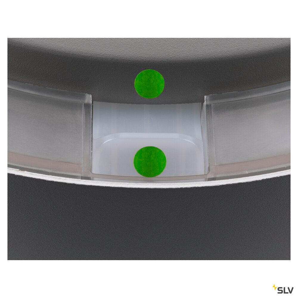 SLV MEDO® 30, wall- and ceiling-mounted light, round, 2700/3000/4000K, 12W, trailing-edge phase, 110°, grey 1007318