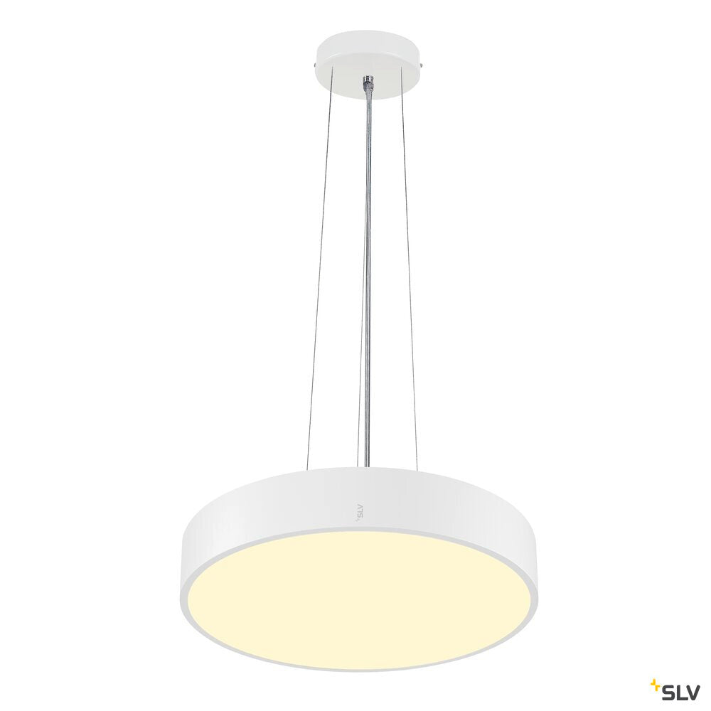SLV MEDO® 40, wall- and ceiling-mounted light, round, 2700/3000/4000K, 20W, trailing-edge phase, 110°, white 1007320
