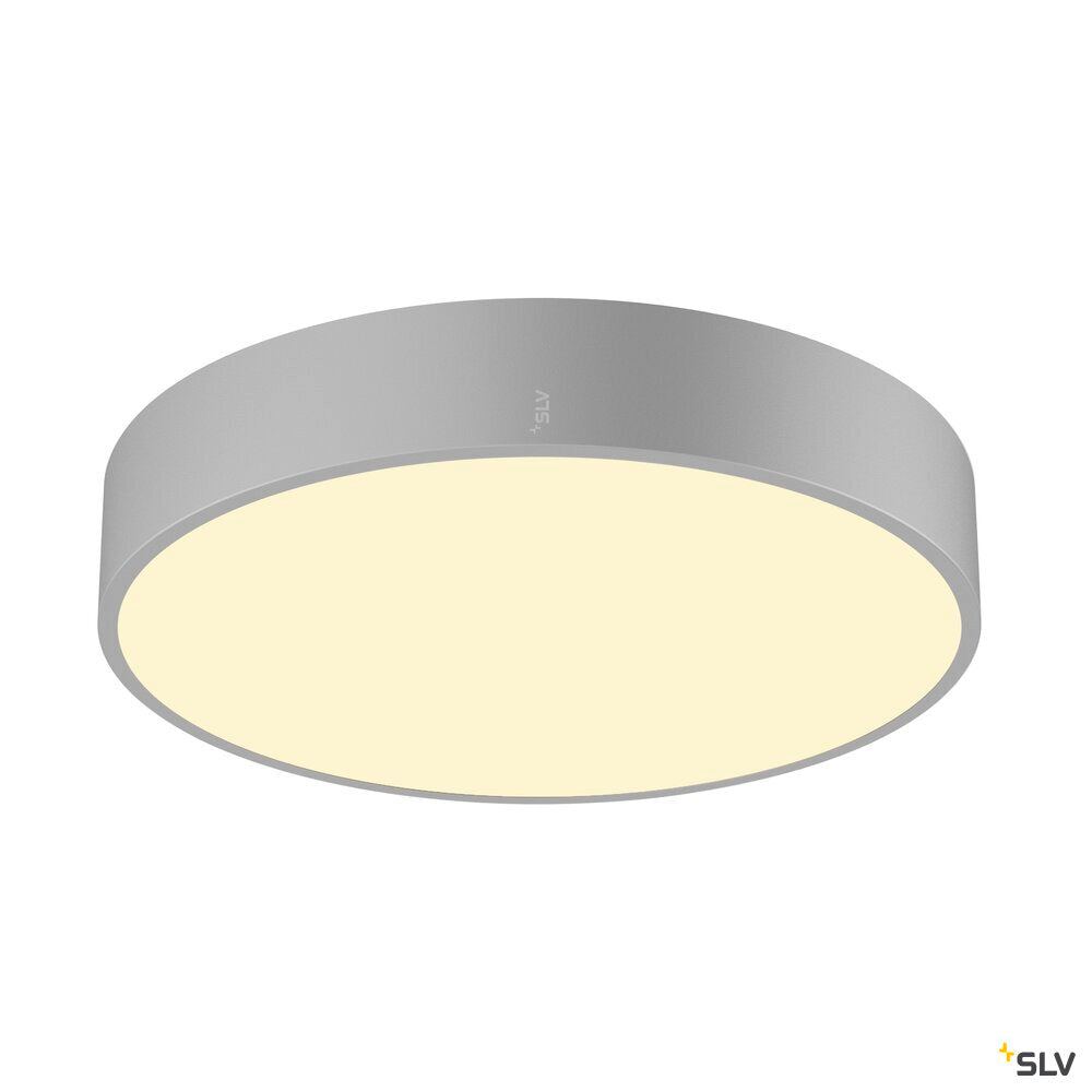 SLV MEDO® 40, wall- and ceiling-mounted light, round, 2700/3000/4000K, 20W, trailing-edge phase, 110°, grey 1007321