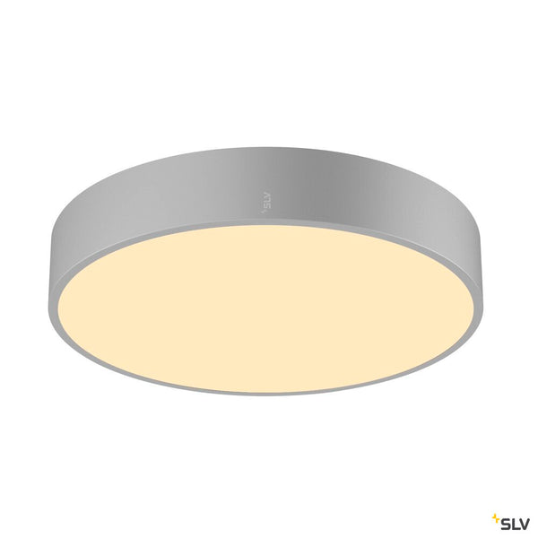 SLV MEDO® 40, wall- and ceiling-mounted light, round, 2700/3000/4000K, 20W, trailing-edge phase, 110°, grey 1007321