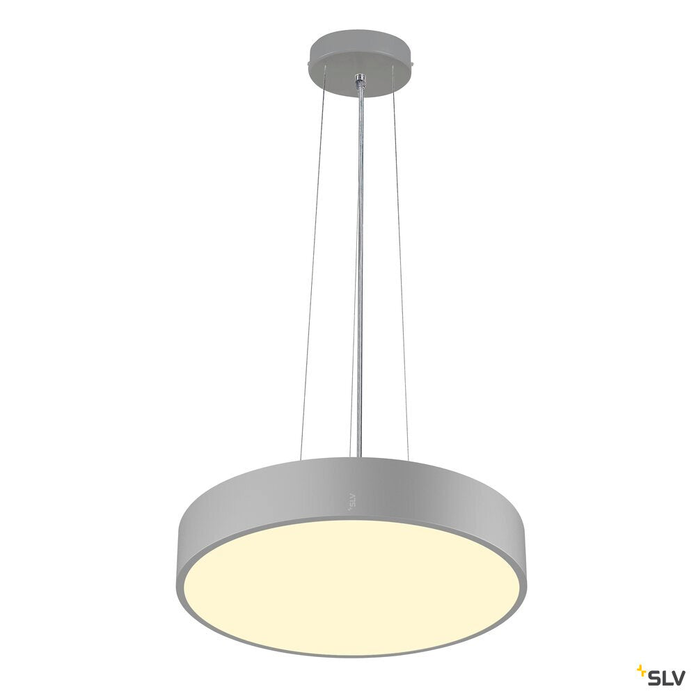 SLV MEDO® 40, wall- and ceiling-mounted light, round, 2700/3000/4000K, 20W, trailing-edge phase, 110°, grey 1007321